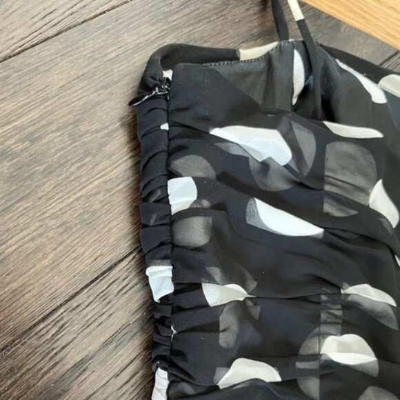 Ann Taylor Black Polka Dot Spaghetti Strap Swing Dress Size 8 - 5/$25 - Picture 4 of 4